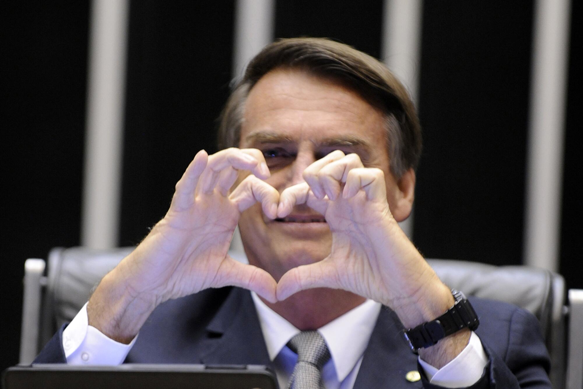Bolsonaro corazón